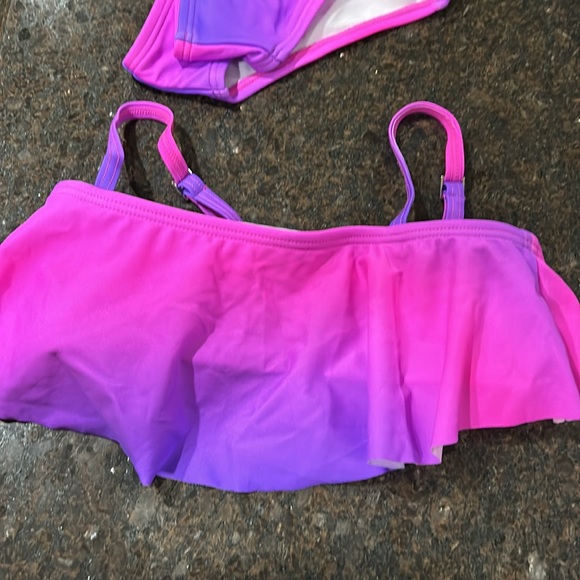 Girls size 7 Bikini Kanu Surf Bathing suit pink/purple NWT - Picture 5 of 8